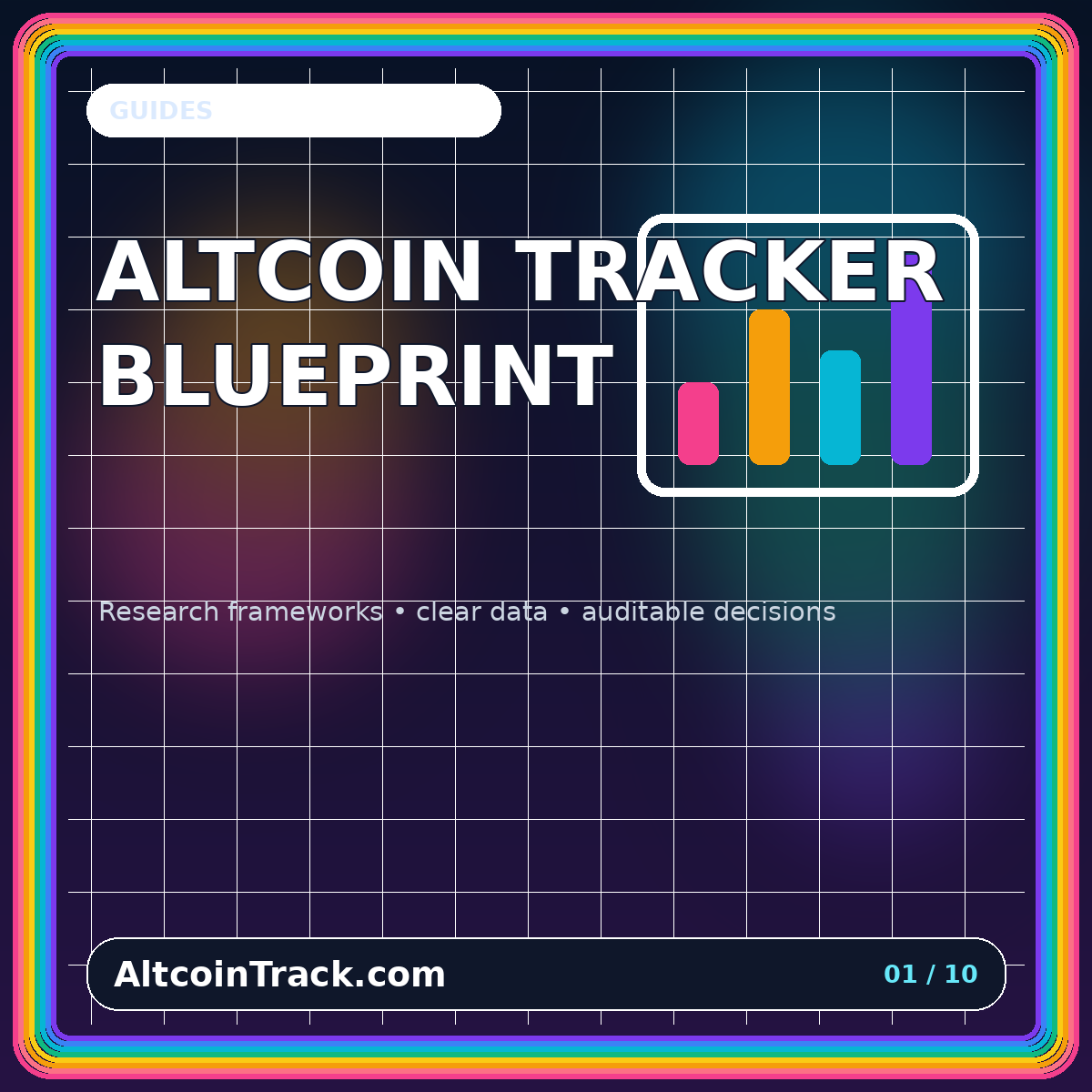 Neon typography card for Altcoin Tracker Blueprint: Build a Portfolio View That Produces Better Decisions
